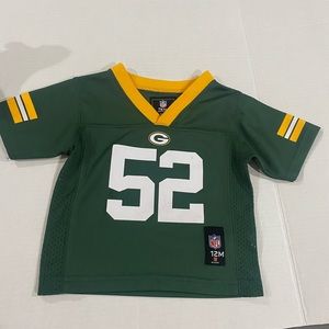 Green Bay packers baby Matthew jersey size 12 months